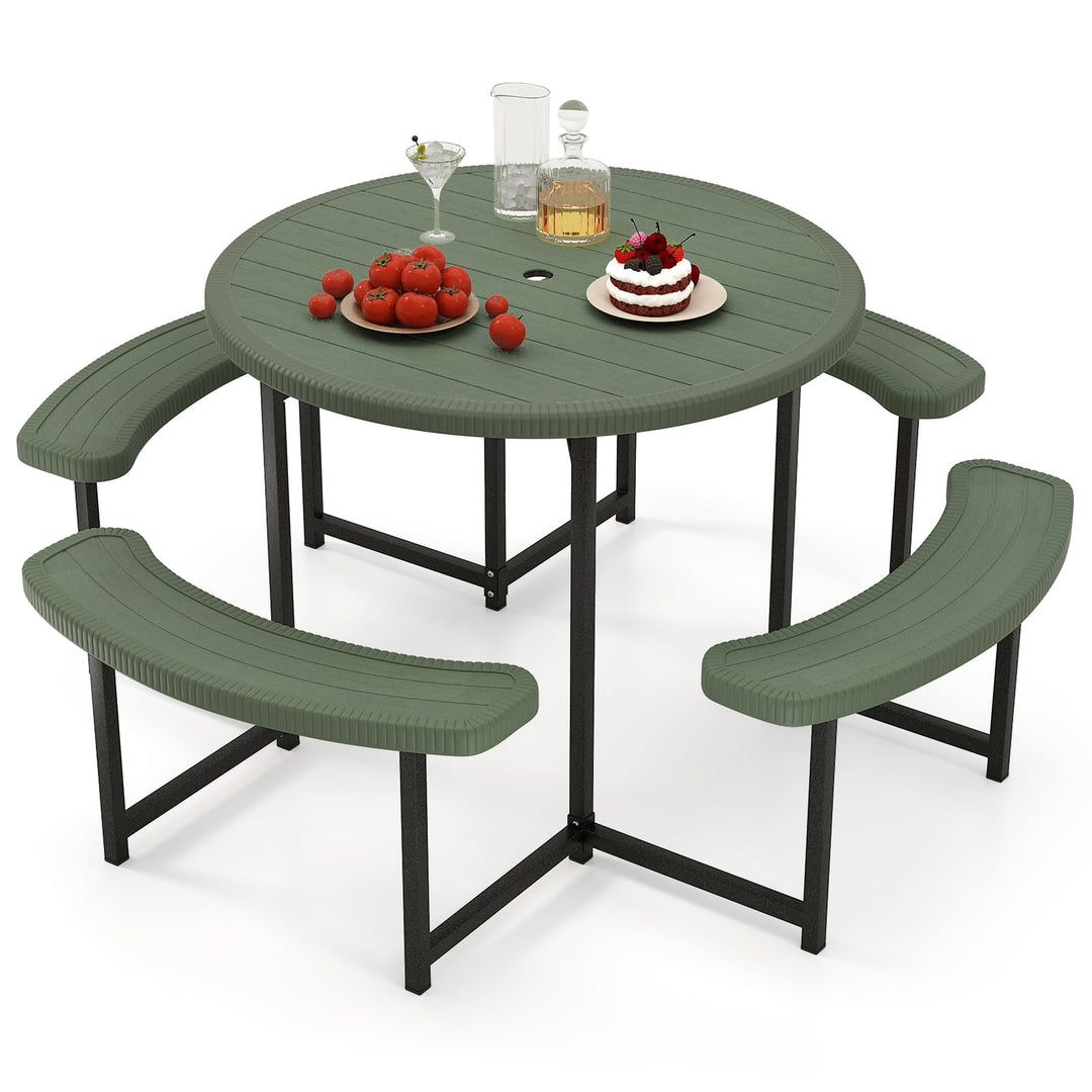 Giantex Picnic Table Bench Set for 4 to 8 Person