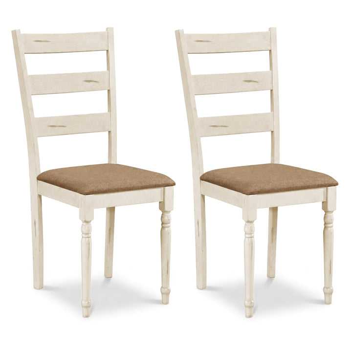 GIANTEX Wood Dining Chairs Set w/Soft Padded Seat &amp; Ergonomic Backrest