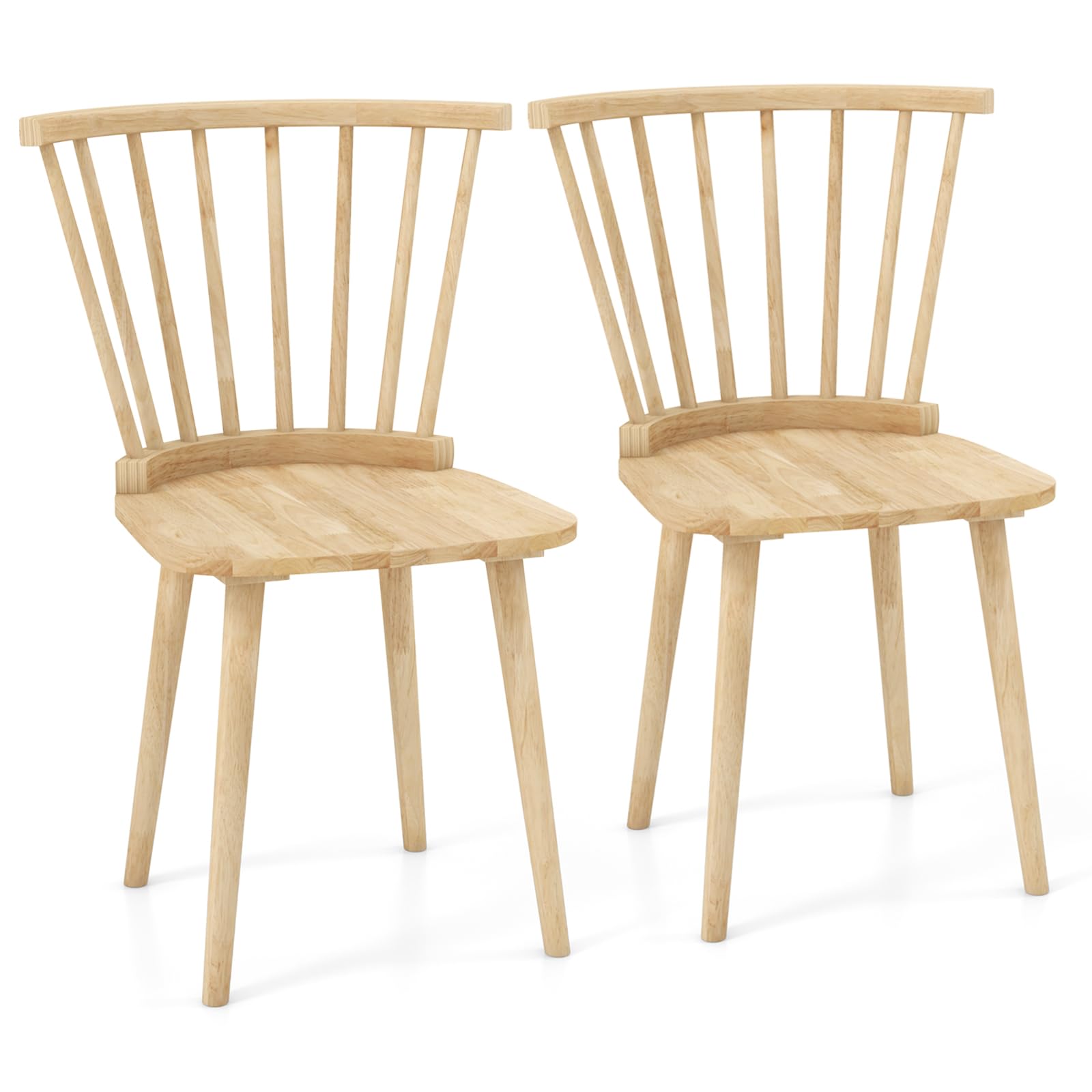 Giantex Wood Dining Chair, Windsor Dining Chairs
