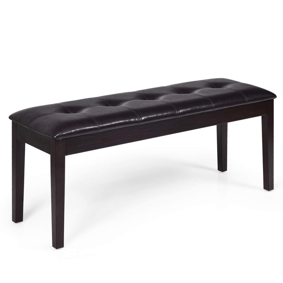 Giantex Dining Room Bench, Traditional Upholstered Table Benches