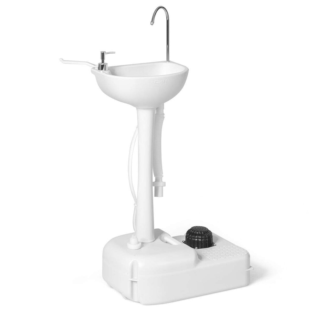 Portable Camping Sink with Soap Dispenser and Towel Holder