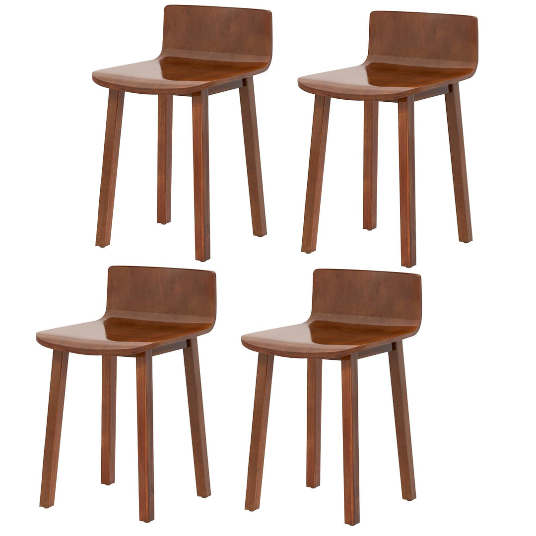 Giantex Wood Dining Chairs Set of 2/4 Farmhouse Kitchen Dining Room Chair