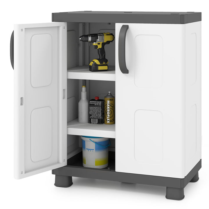 Giantex Storage Cabinet with 2 Doors and Adjustable Shelves