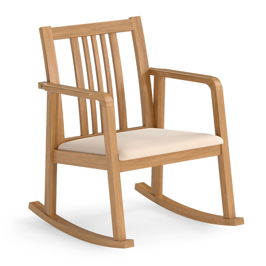 Giantex Rocking Chair with Cushioned Seat for Living Room