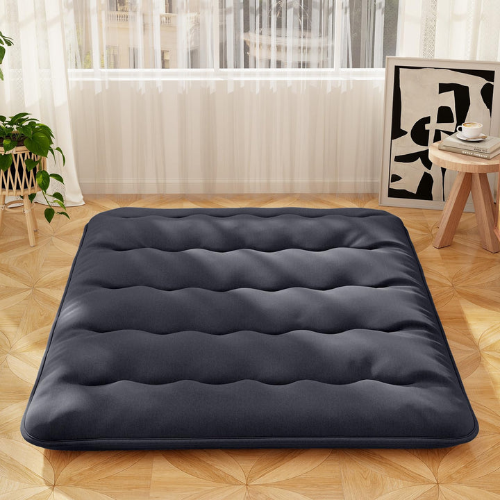 Giantex Japanese Floor Mattress, 4 Inch Futon Mattress with Washable Cover & Storage Bag