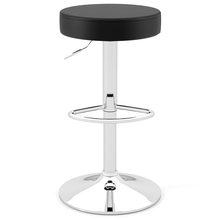 Giantex Adjustable Height PU Leather Bar Chair with Swivel Padded Seat