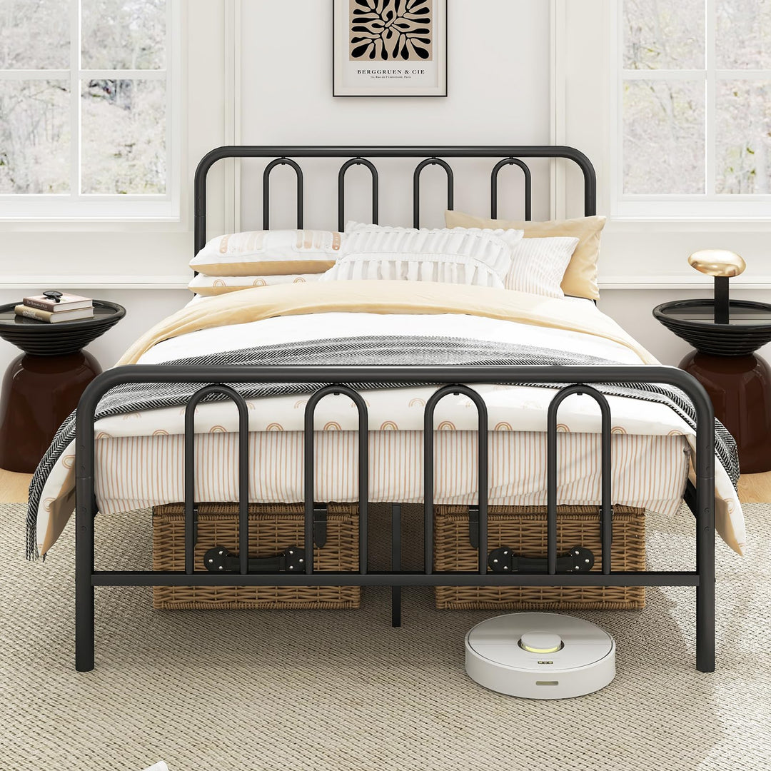 Giantex Full/Queen/King Size Bed Frame with Headboard