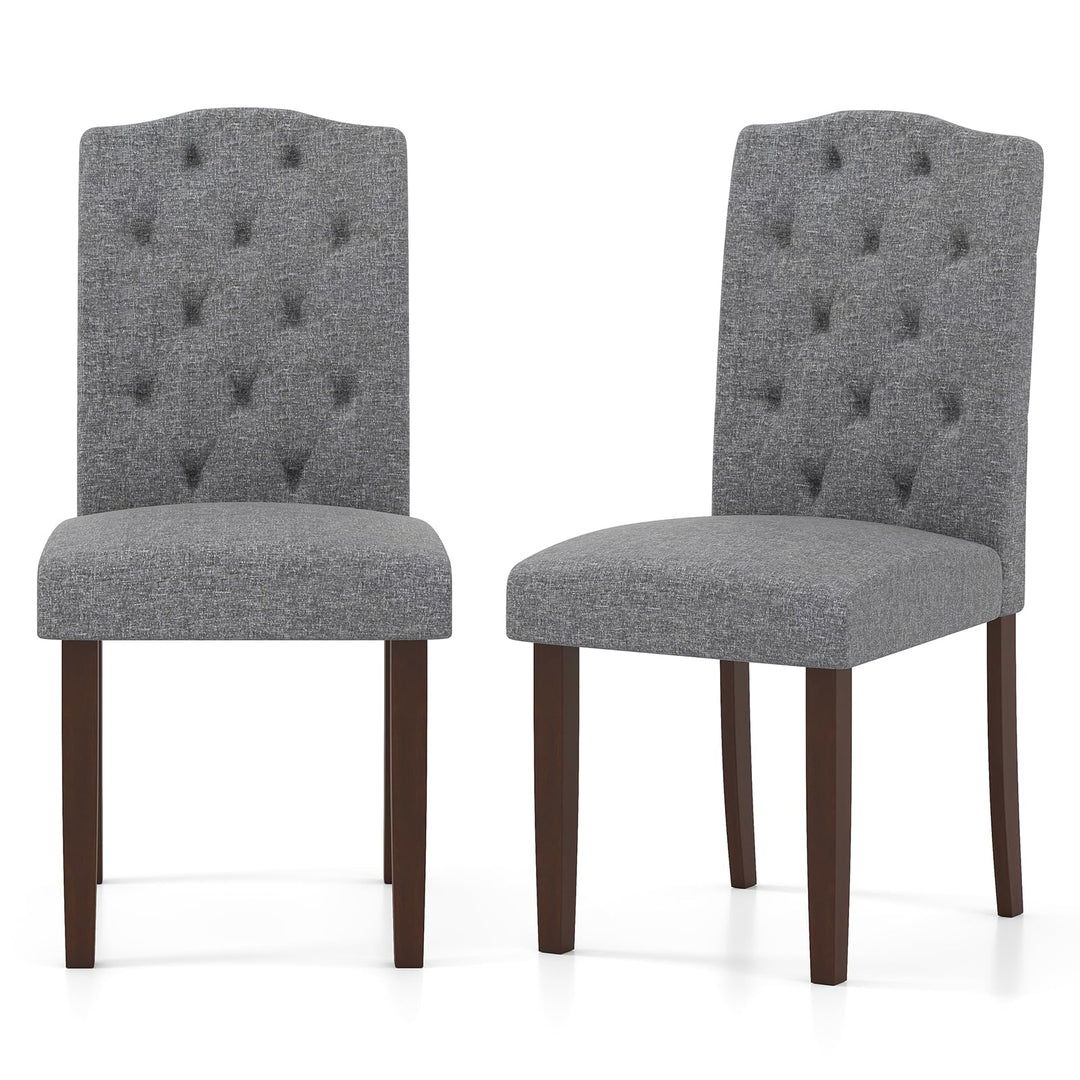 Giantex Parsons Chairs, Uphostered Kitchen Dining Chairs w/Wood Legs