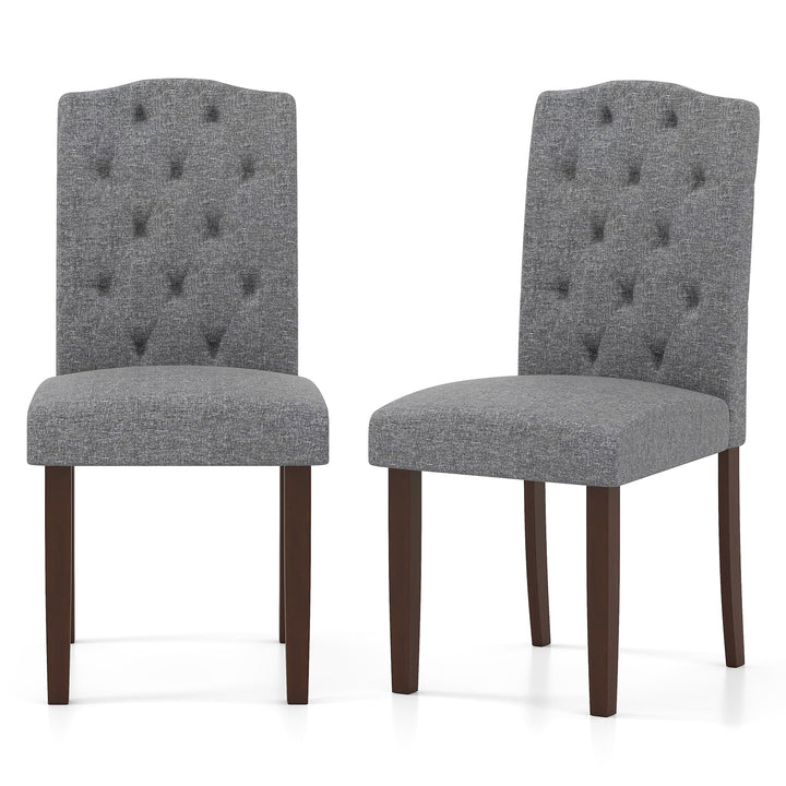 Giantex Parsons Chairs, Uphostered Kitchen Dining Chairs w/Wood Legs