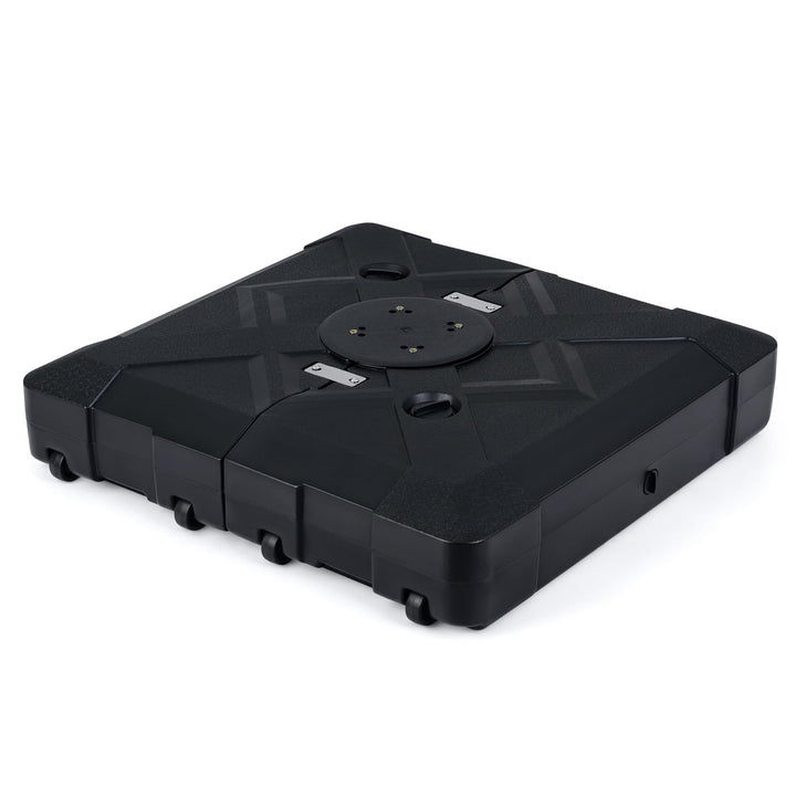 Giantex Rolling Cantilever Umbrella Base | 348 lbs Fillable Offset Patio Umbrella Holder