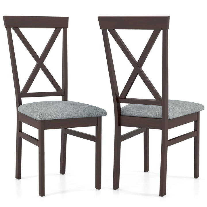Giantex Wooden Dining Chairs Set for Dining Room Living Room