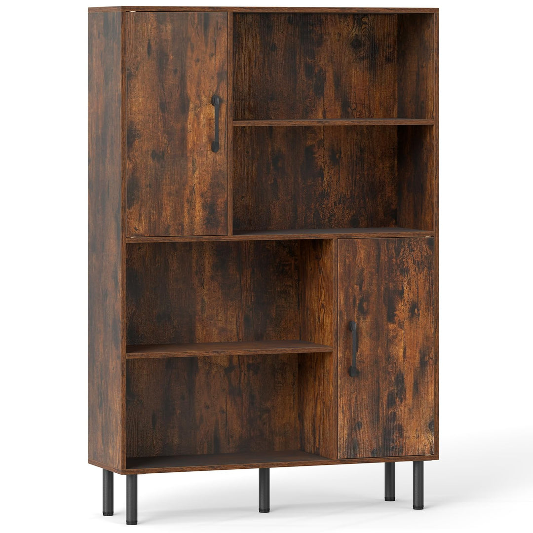 Giantex 47 Inches Storage Cabinet with Doors for Living Room