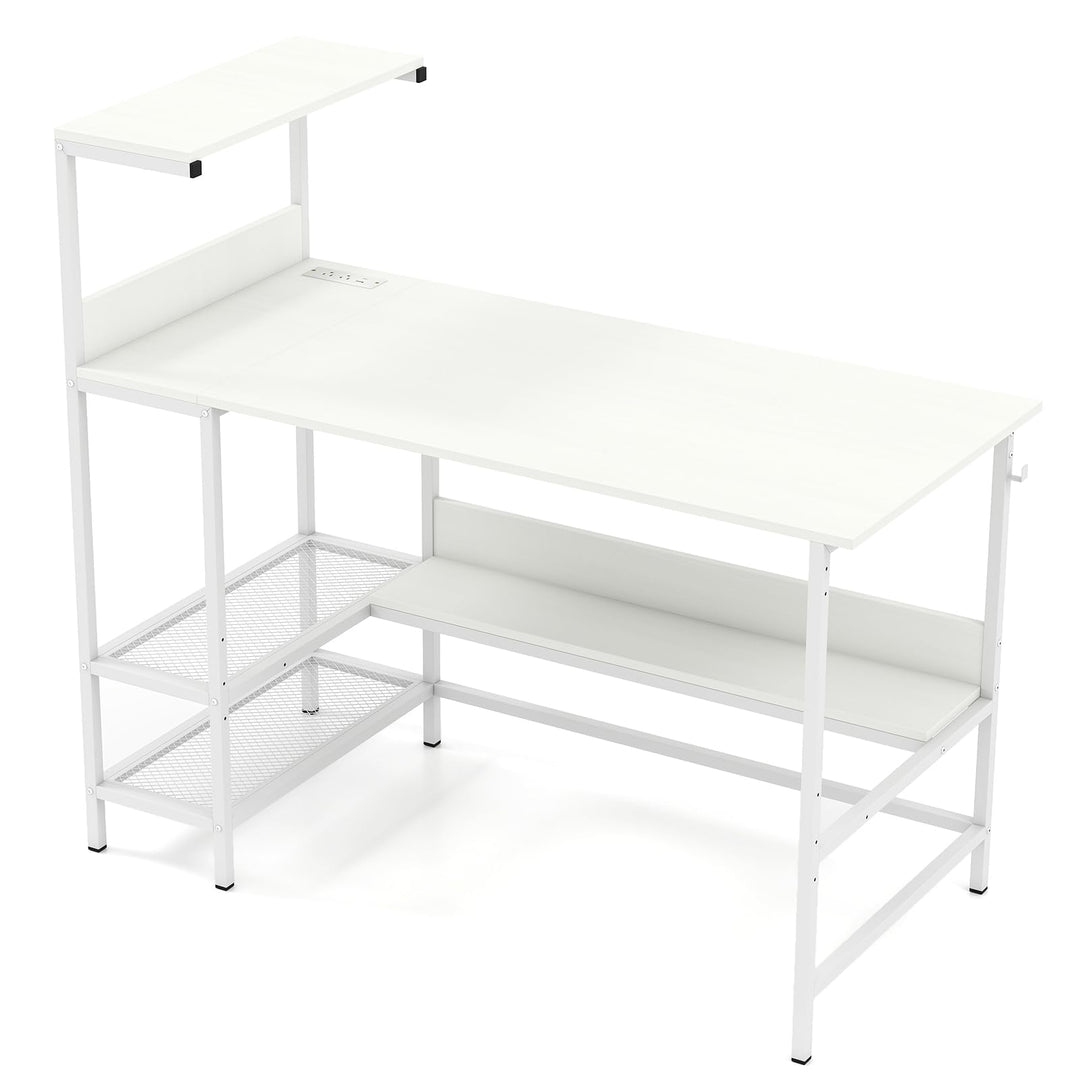 Giantex 48" Computer Desk with Charging Station