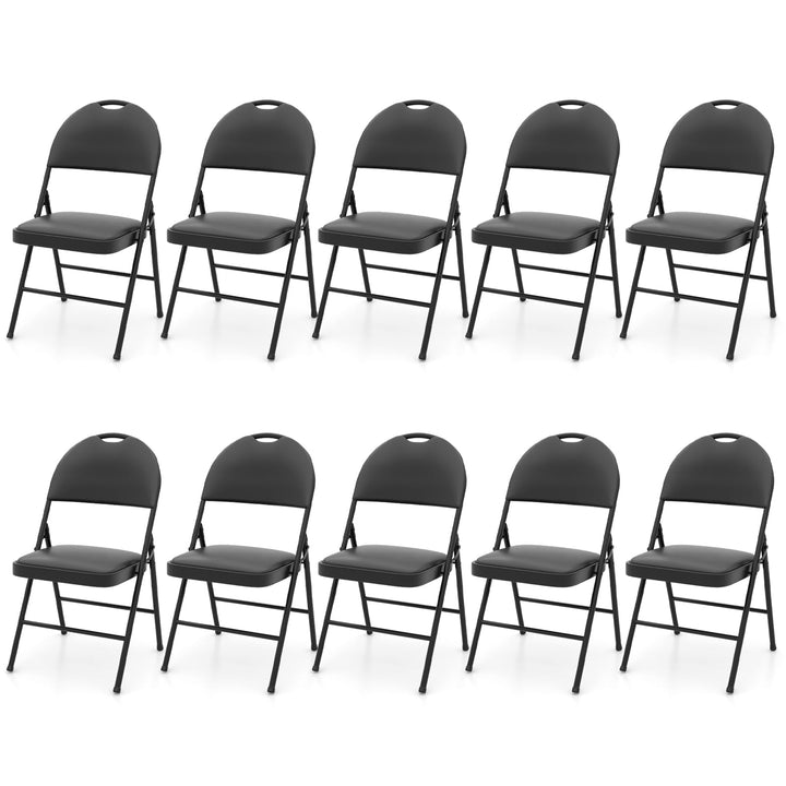 Giantex Party Chairs with Metal Frame for Indoor Outdoor
