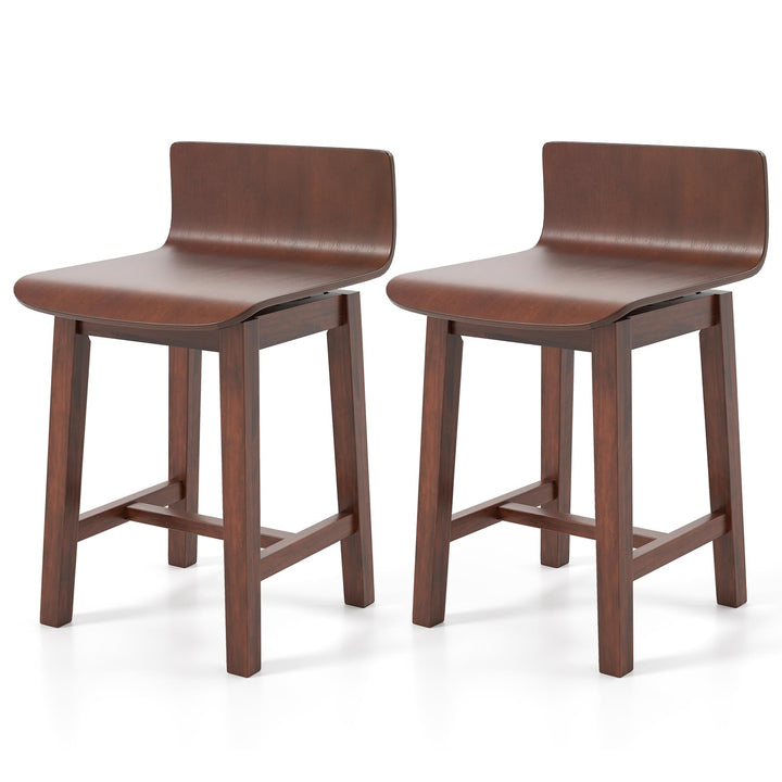 Giantex 19" Swivel Dining Chairs Set of 2/4
