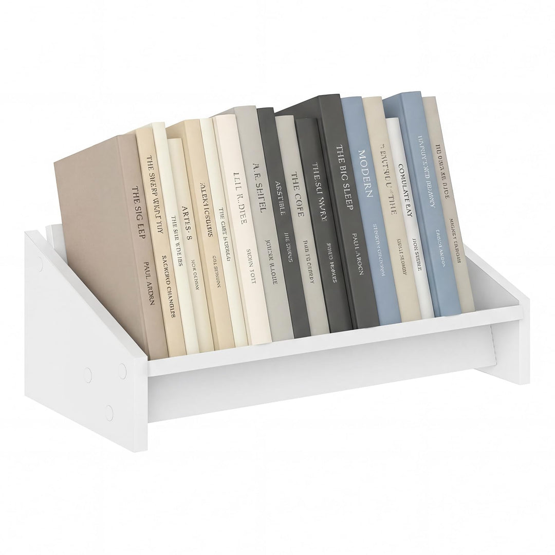 Giantex Wood Desktop Bookshelf Tilting Tabletop Bookcase