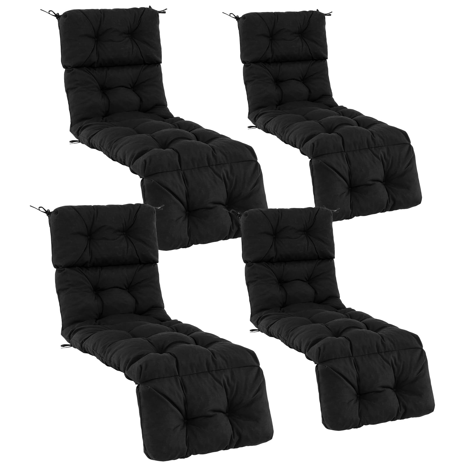 Giantex Set of 1/2/4 Lounge Chair Cushion(73X22X4 Inch)