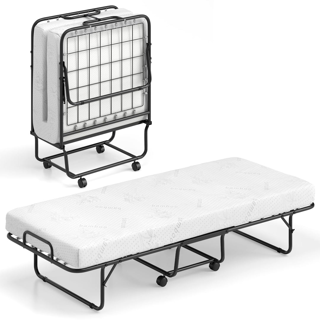 Giantex Folding Bed with Mattress for Adults