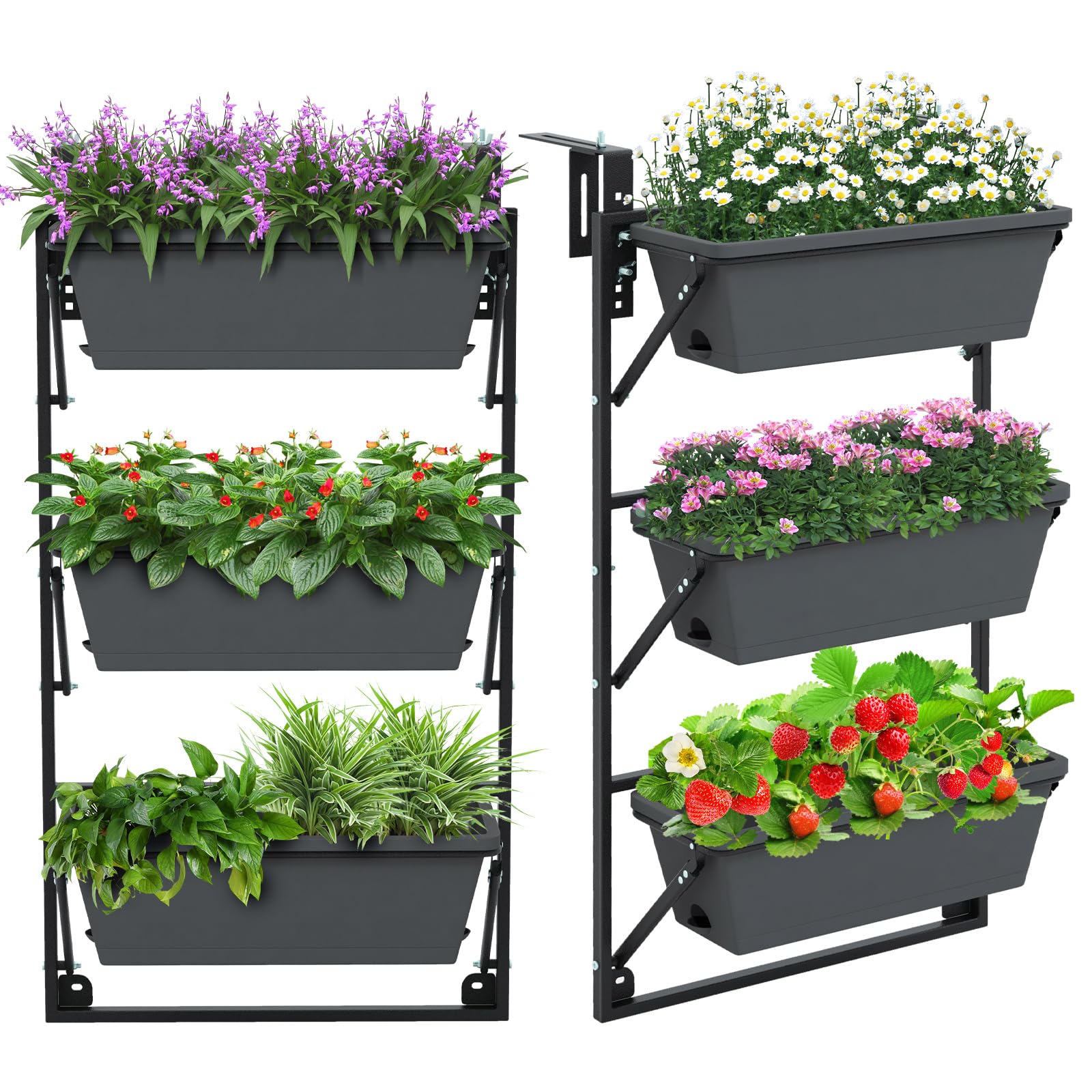 Giantex Vertical Raised Garden Bed, Hanging & Wall-Mounted Planter Garden Boxes