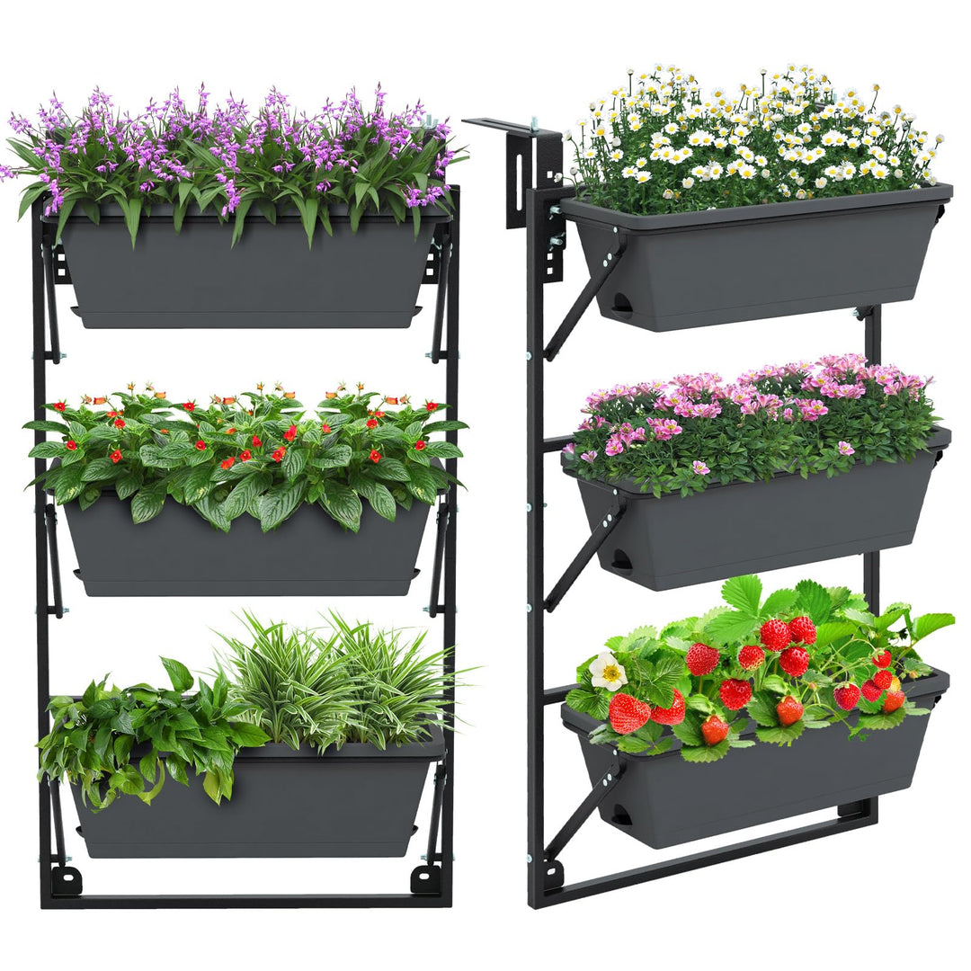 hanging plant bed Giantex Vertical Raised Garden Bed, Hanging & Wall-Mounted Planter Garden Boxes 1