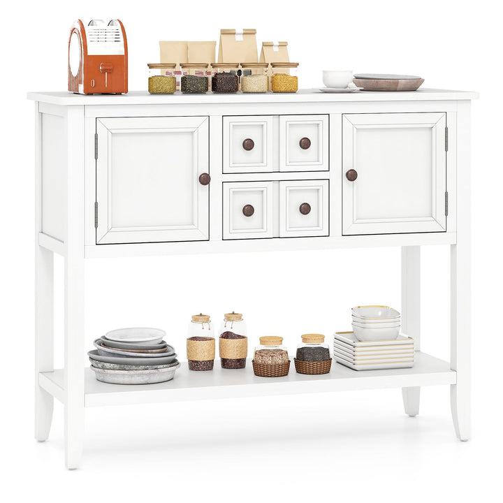 Giantex Sideboard Buffet Cabinet with Storage, 42’’ Wood Credenza