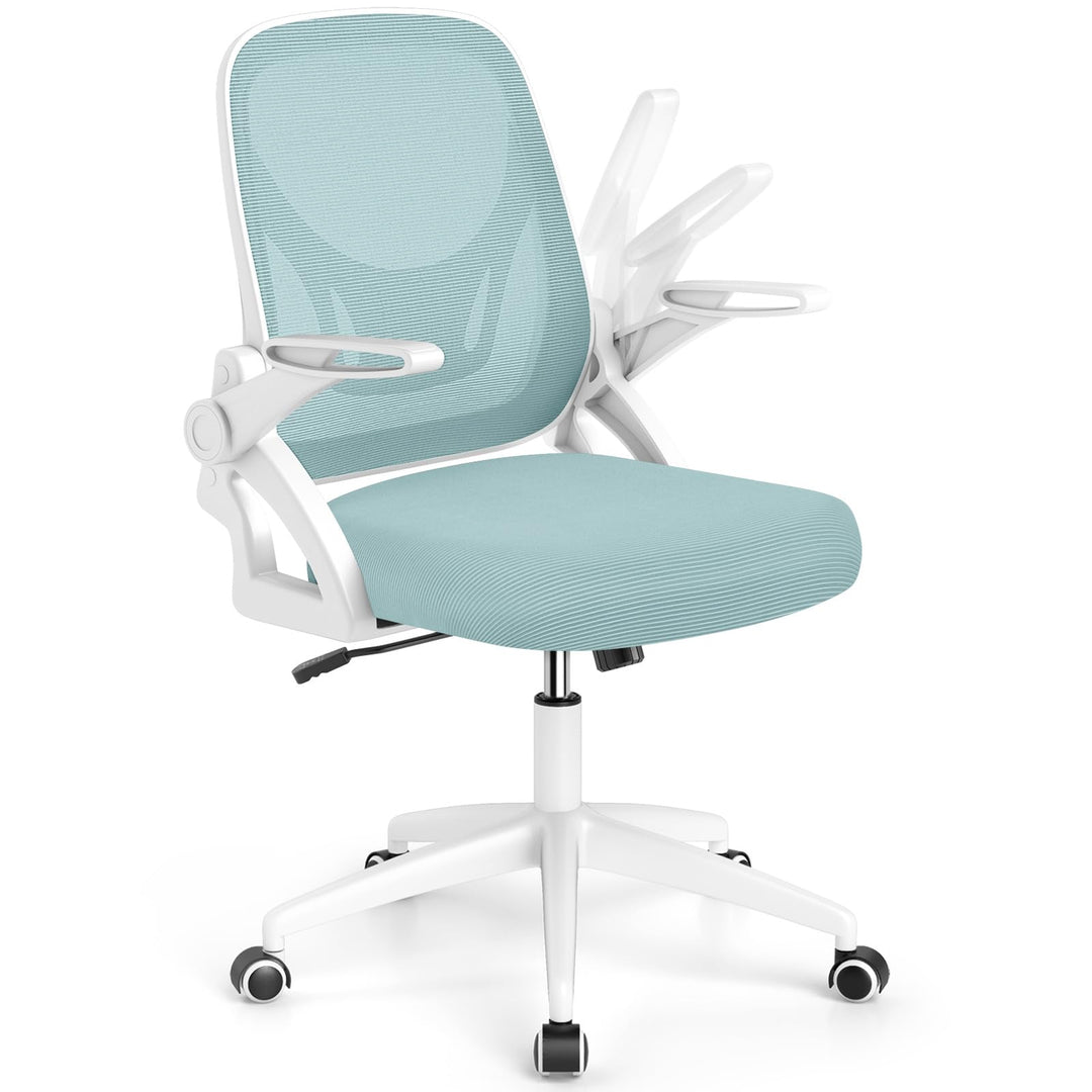 Giantex Ergonomic Desk Chair with Flip-up Arms & Lumbar Support