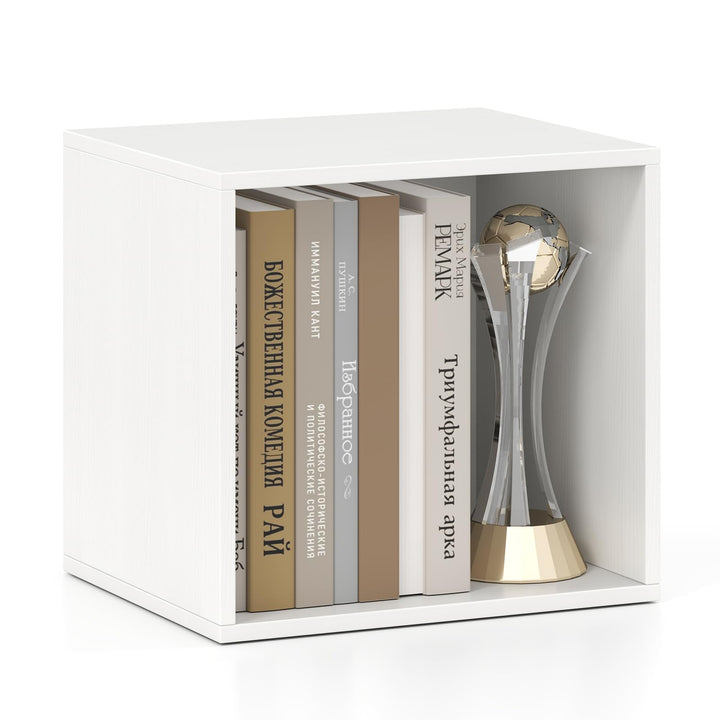 Giantex White Cubby Bookcase