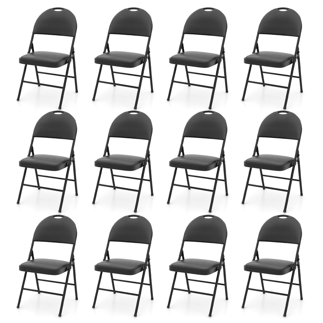 Giantex Party Chairs with Metal Frame for Indoor Outdoor