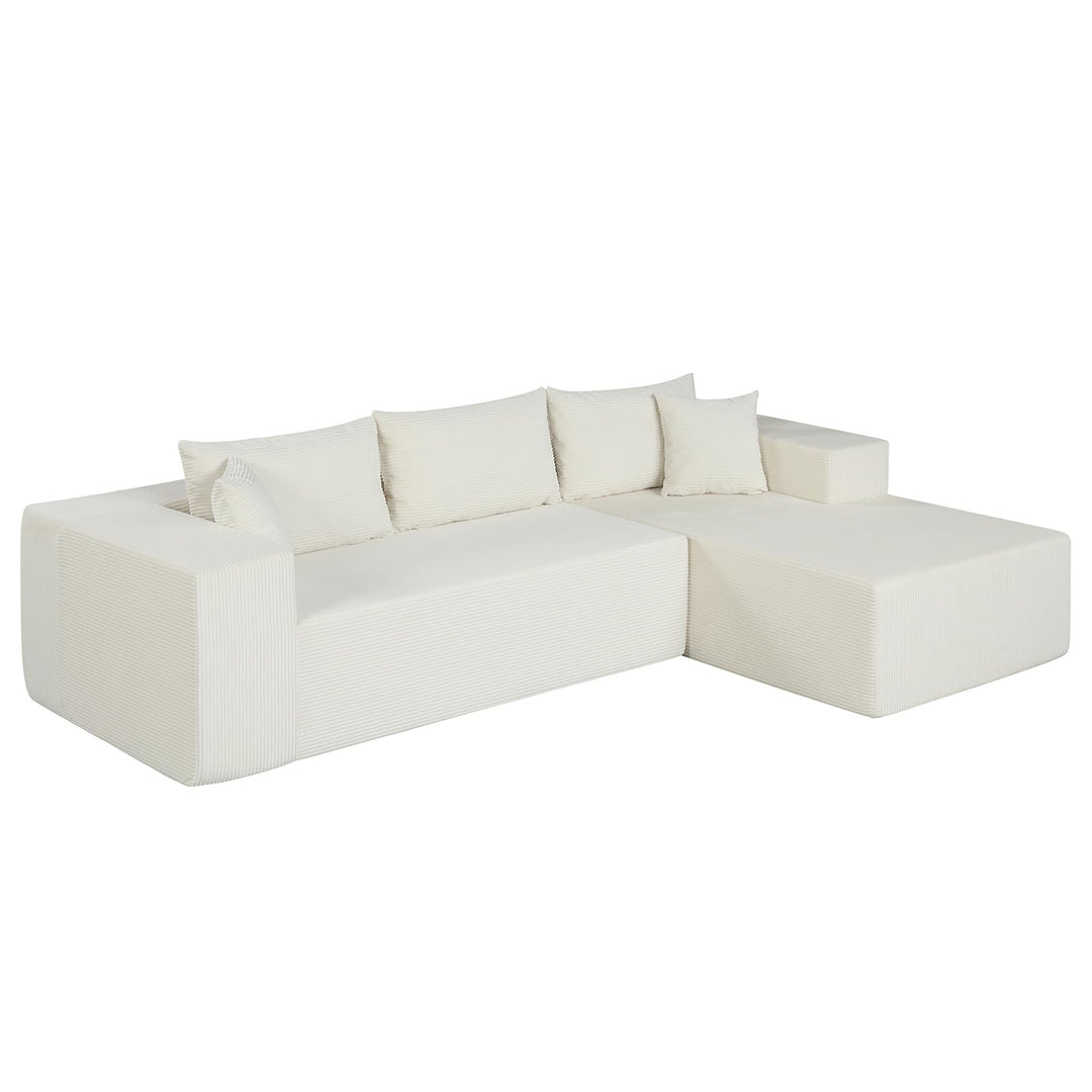 Giantex 110.5" Modular Sectional Sofa for Bedroom & Living