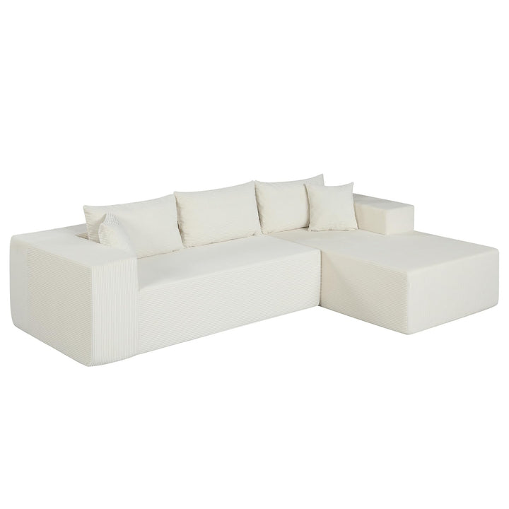 Giantex 110.5" Modular Sectional Sofa for Bedroom & Living
