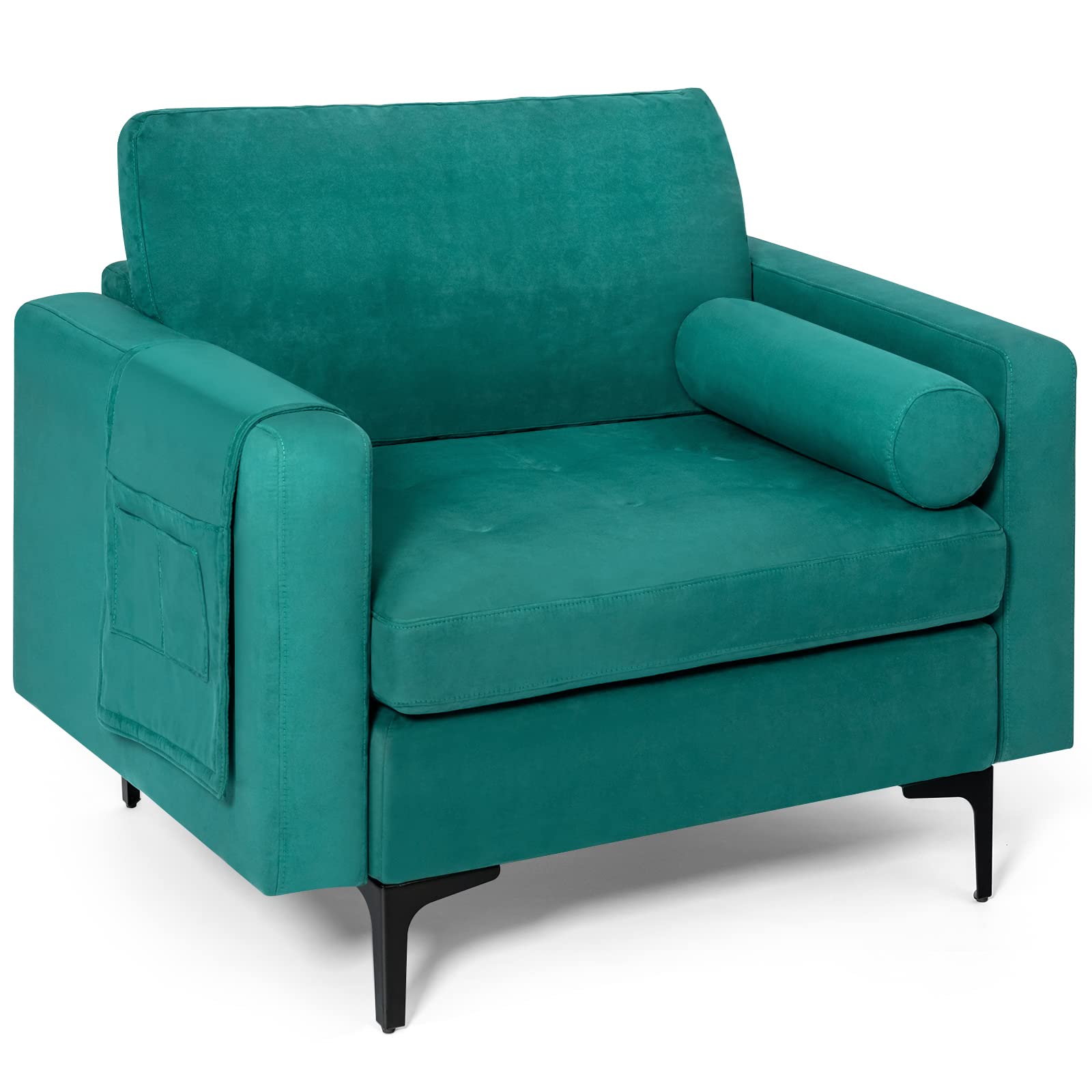 Giantex Sofa Chair, Accent Armchair w/Comfy Cushion