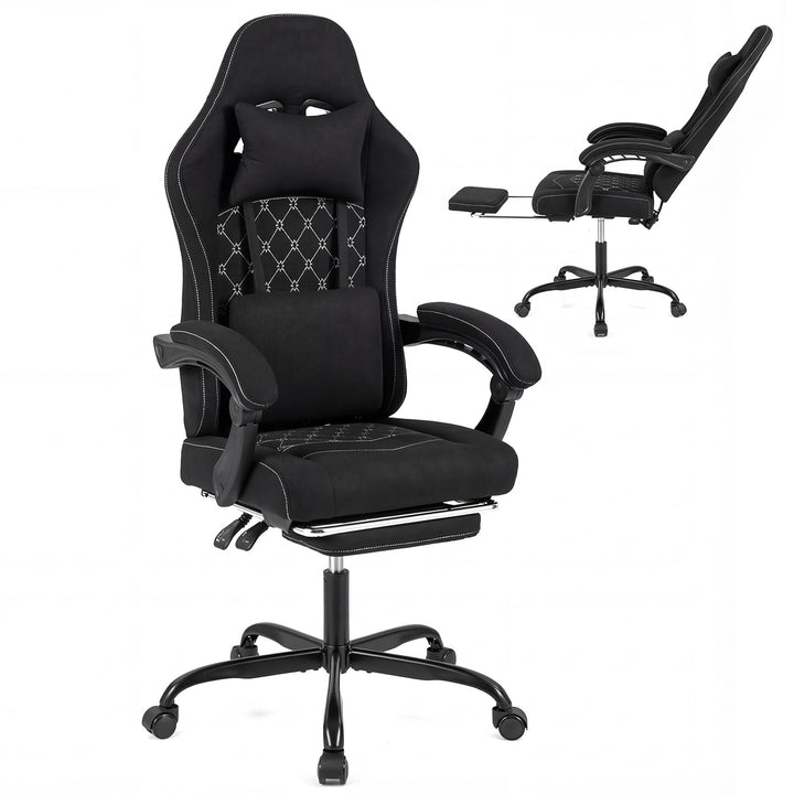 Giantex Gaming Chair | Ergonomic Computer Chair with Headrest