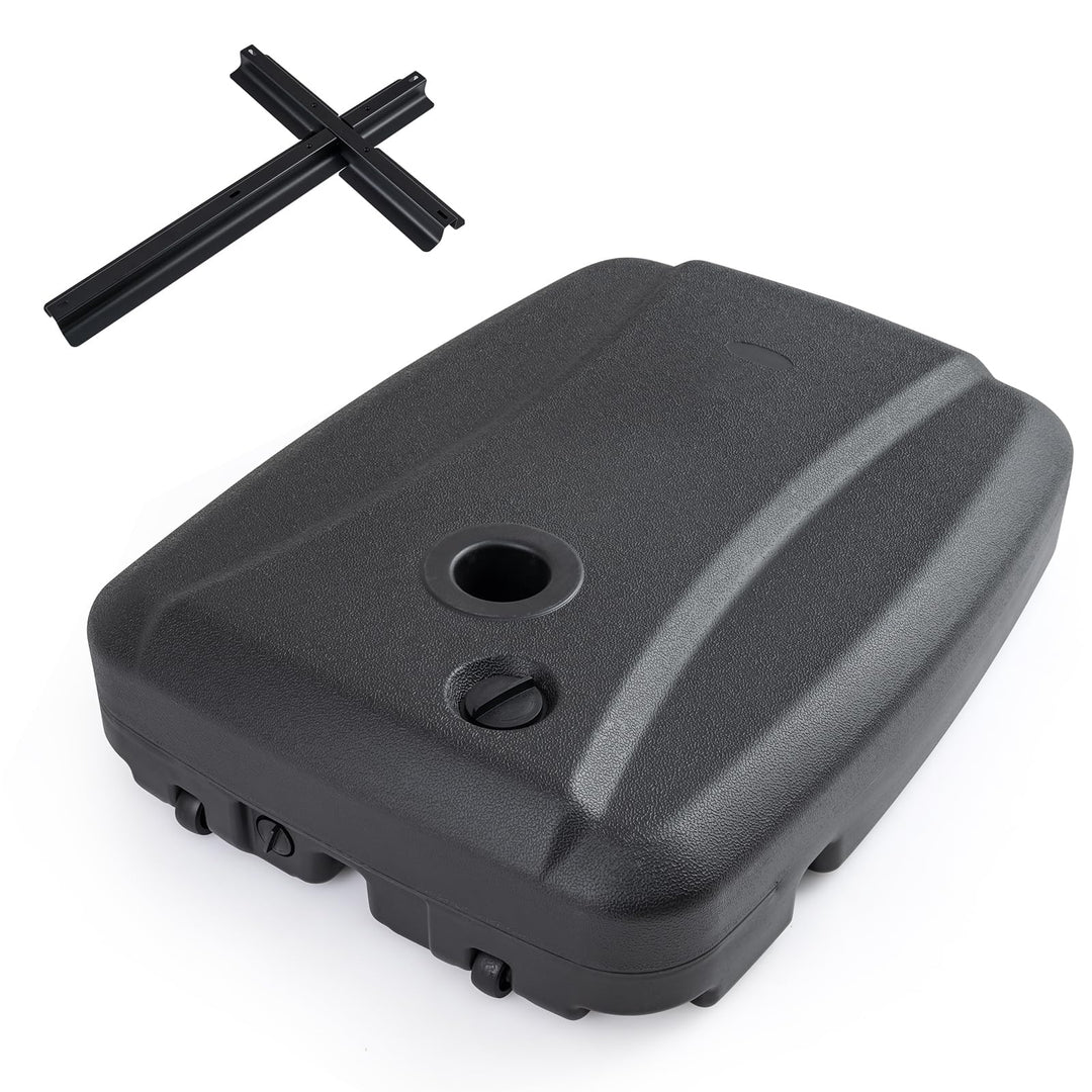 Giantex Fillable Cantilever Umbrella Base for Garden Pool Deck