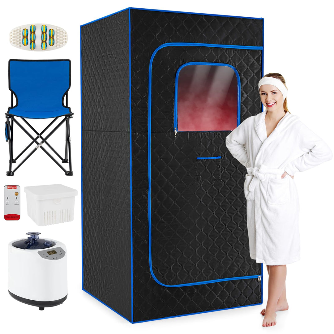 Giantex Portable Steam Sauna Box Full Body Sauna Tent(35" x 35" x 71")