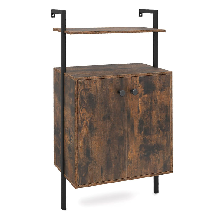 Giantex 38" Tall Bookshelf with Storage Cabinet (1/2)