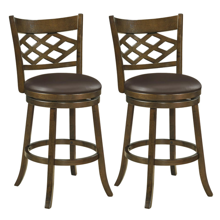Giantex Swivel Bar Stools Set of 2/4 26"/31" Bar Height Chairs
