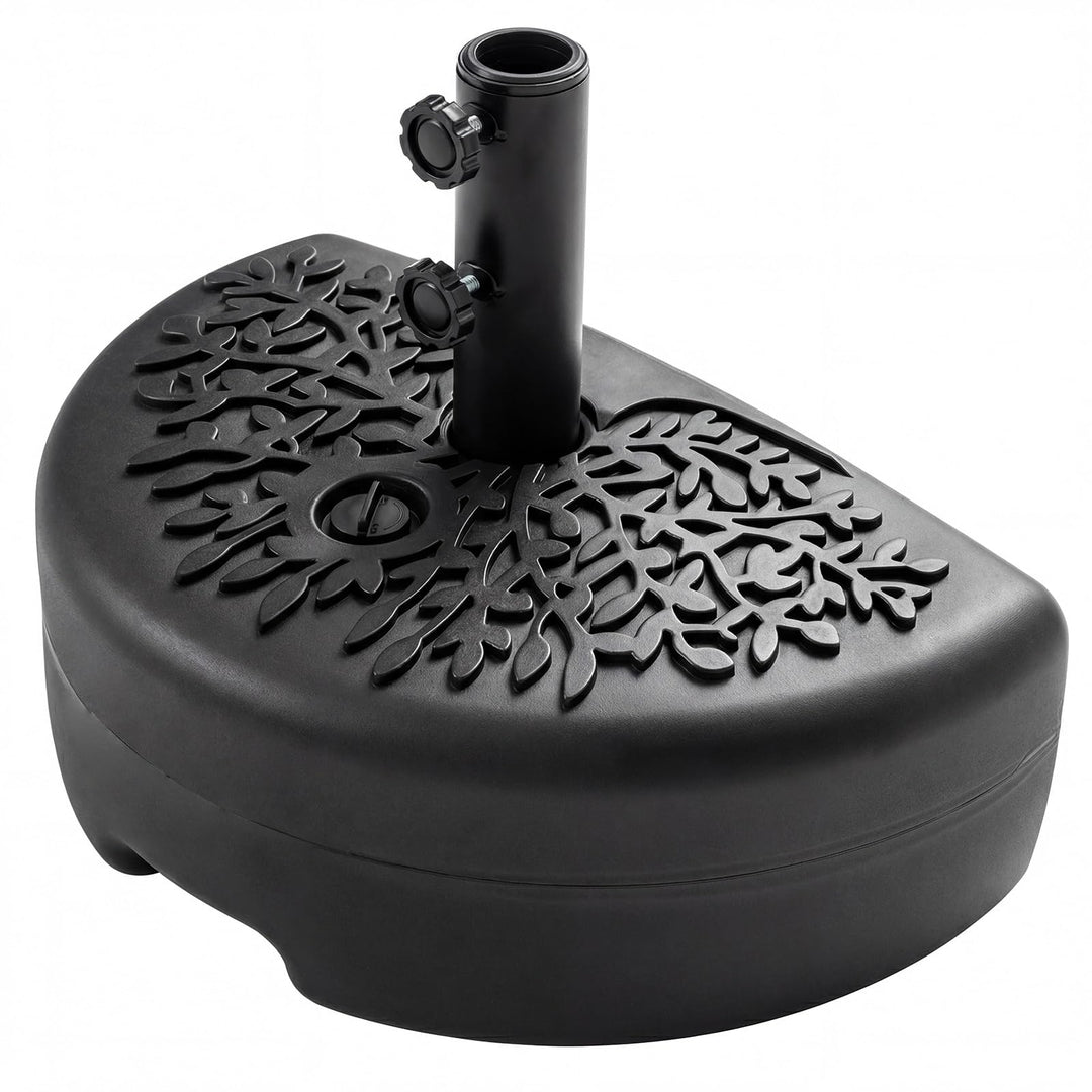 Giantex Half Round Patio Umbrella Base with Water/Sand Reservoir