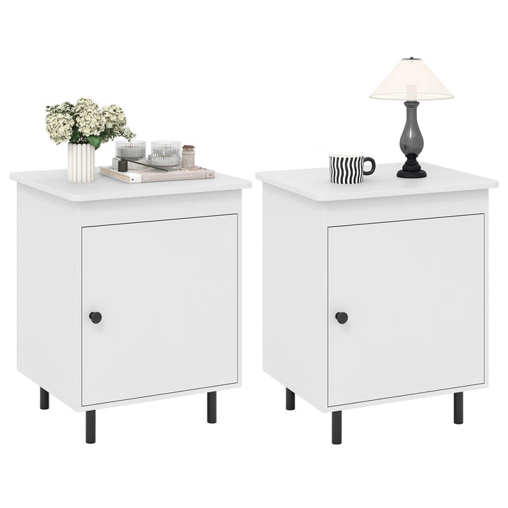 Gianex Wood Sofa Side Tables Storage Cabinet for Bedroom