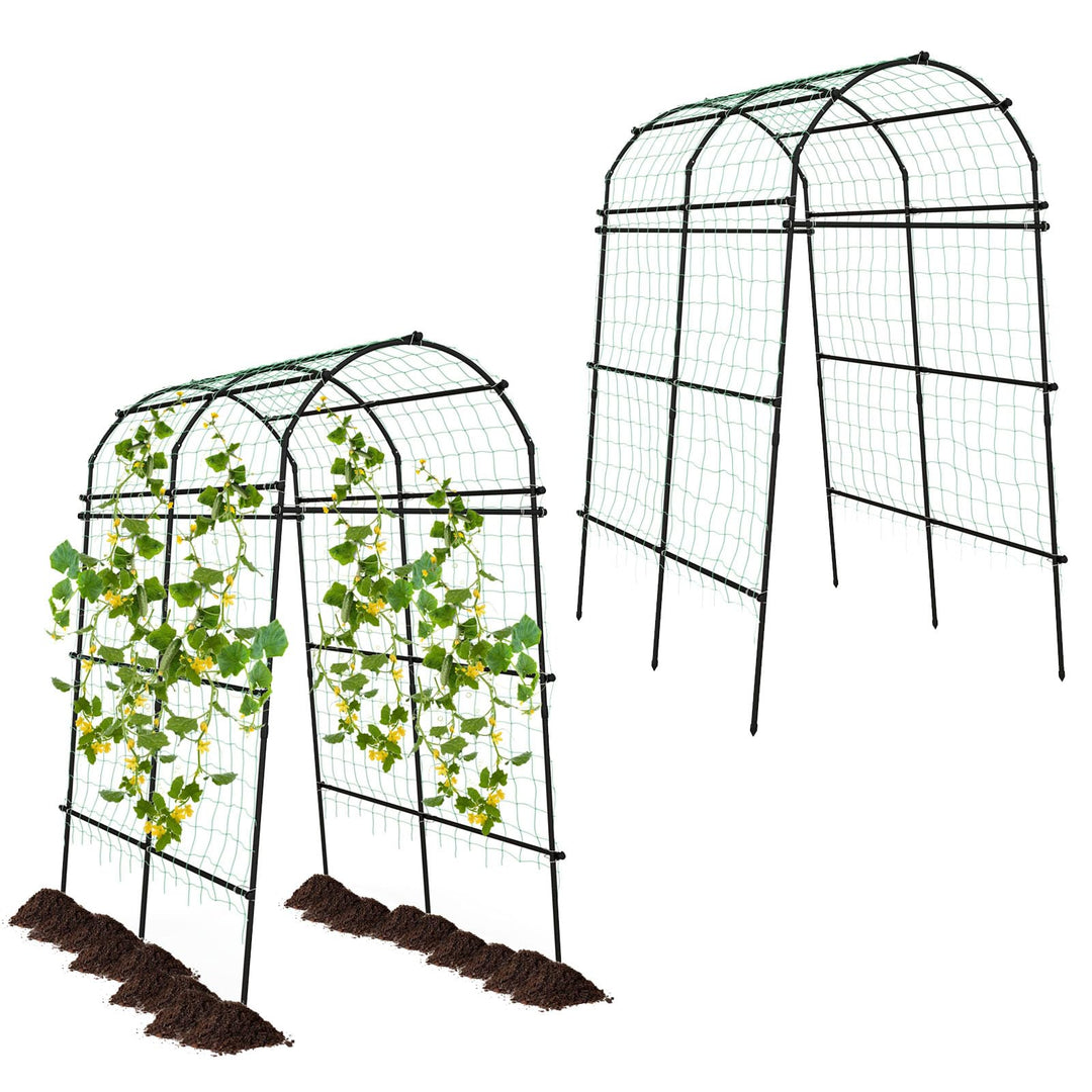 Giantex Garden Arch Trellis for Climbing Plants