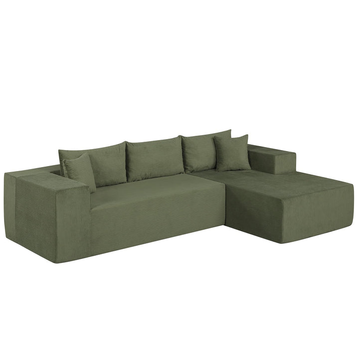Giantex 110.5" Modular Sectional Sofa for Bedroom & Living