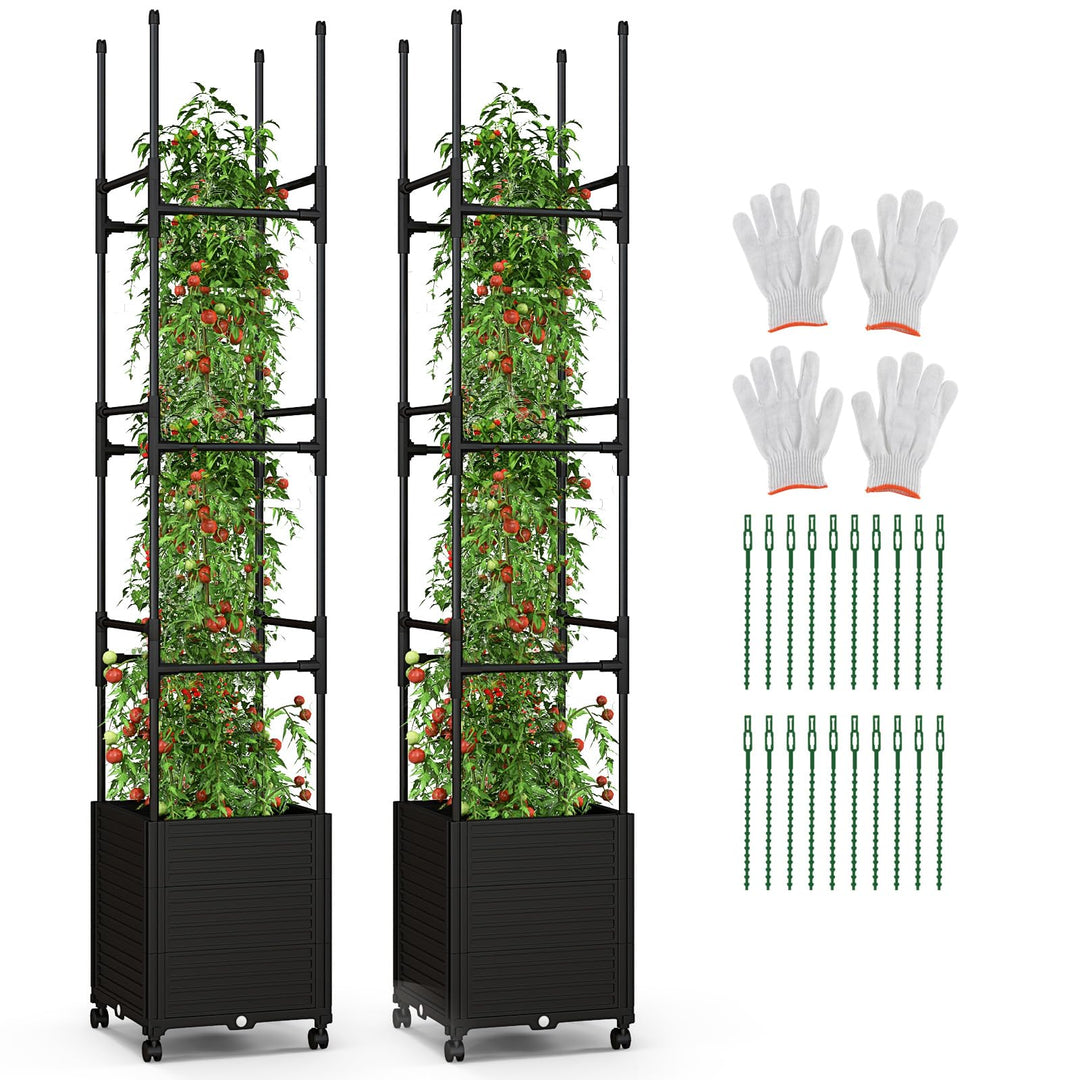Giantex Raised Garden Bed on Wheels