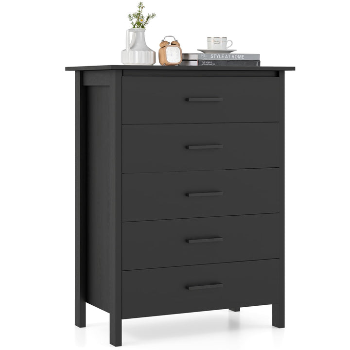 Giantex 5-Drawer Dresser for Bedroom, 41.5" Storage Cabinet with 5 Drawers