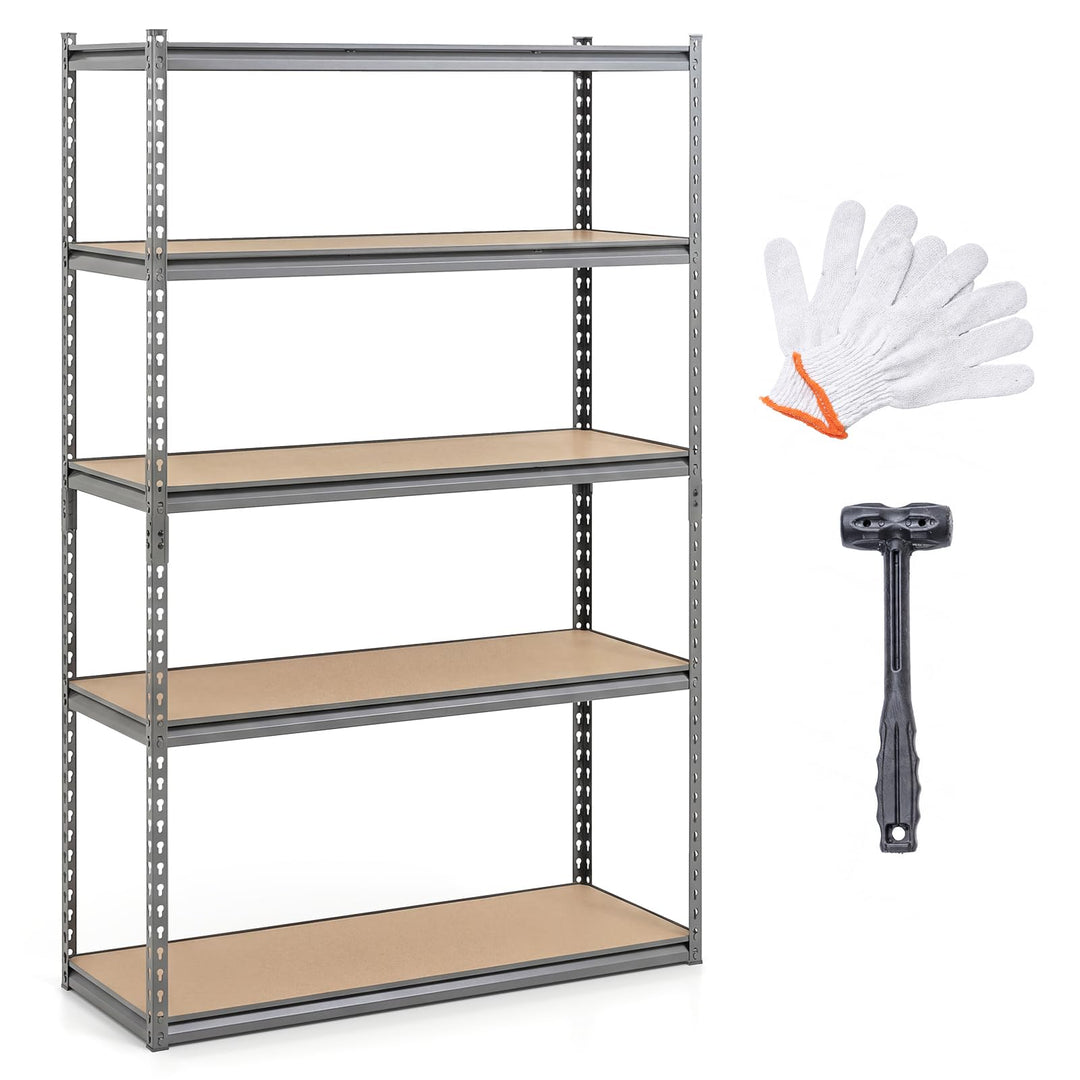 Giantex 5-Tier Metal Storage Shelves(1/2/3/4)