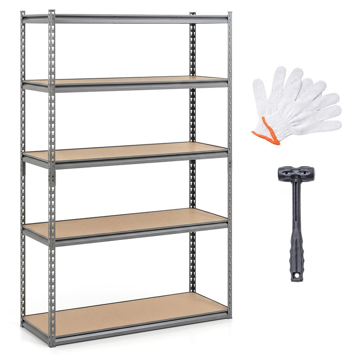 Giantex 5-Tier Metal Storage Shelves(1/2/3/4)