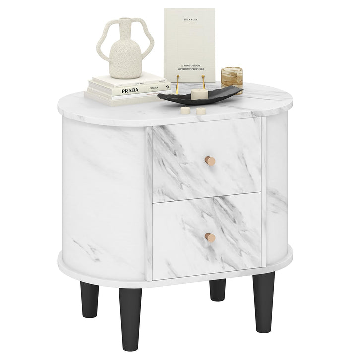 Giantex 2-Drawer Nightstand Set of 1/2