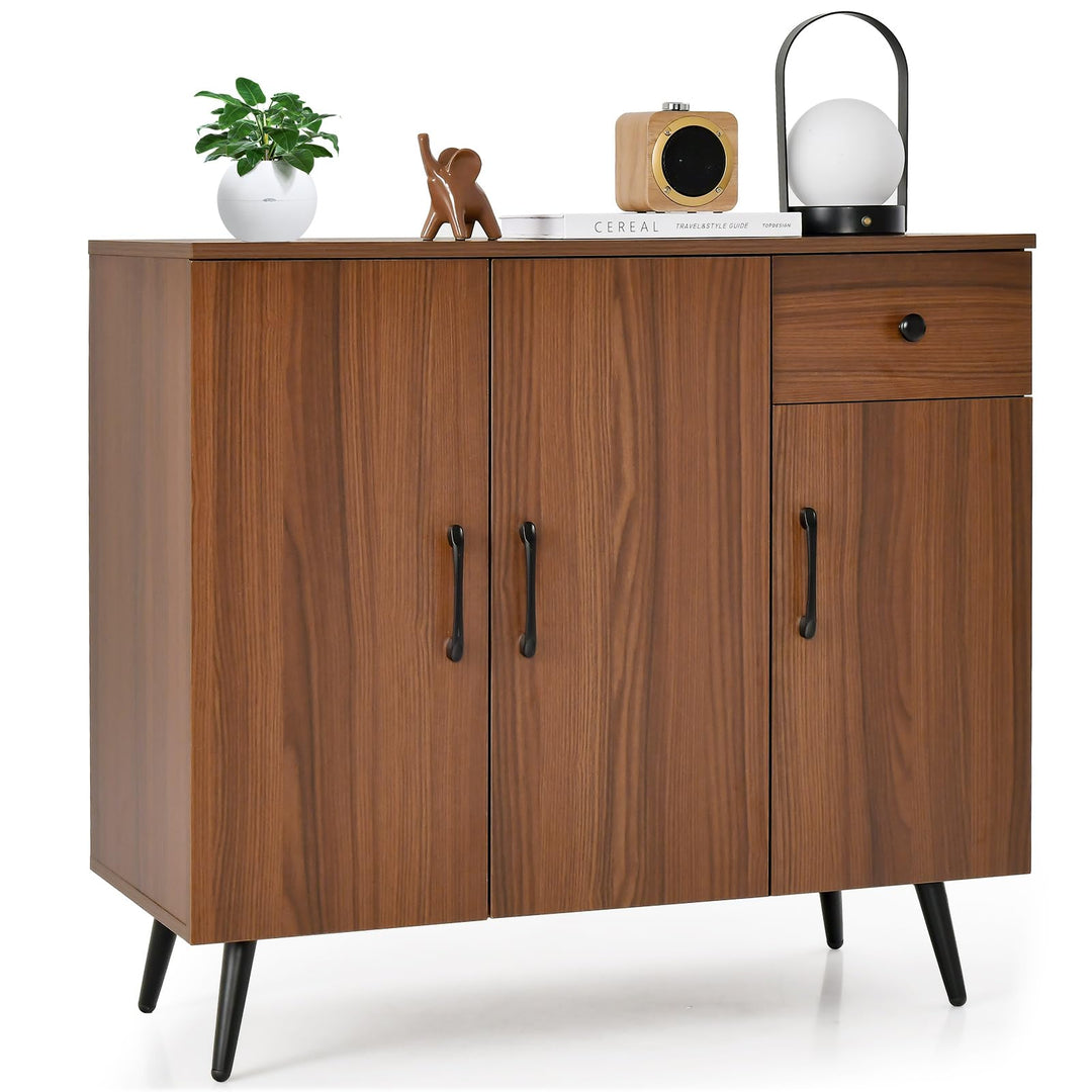Giantex Buffet Cabinet with Storage, Sideboard Cabinet w/ 3 Doors