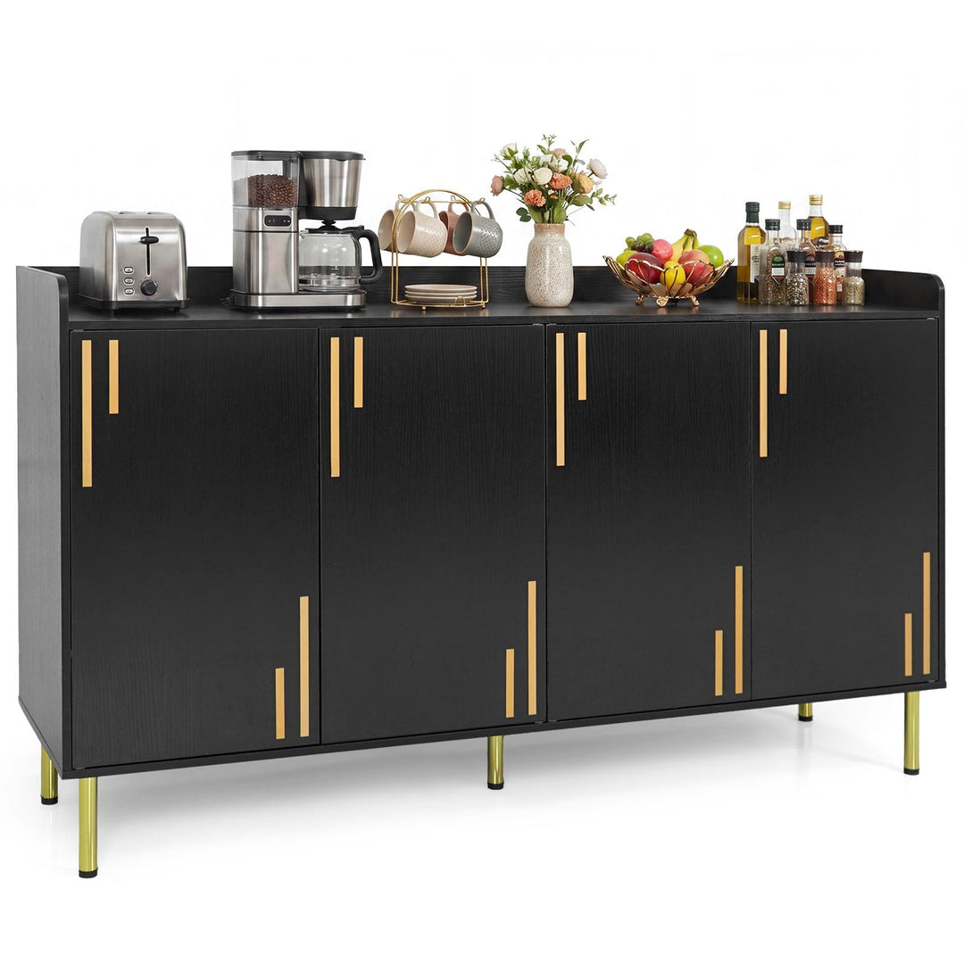 Giantex 55" Modern Buffet Cabinet with 4 Doors