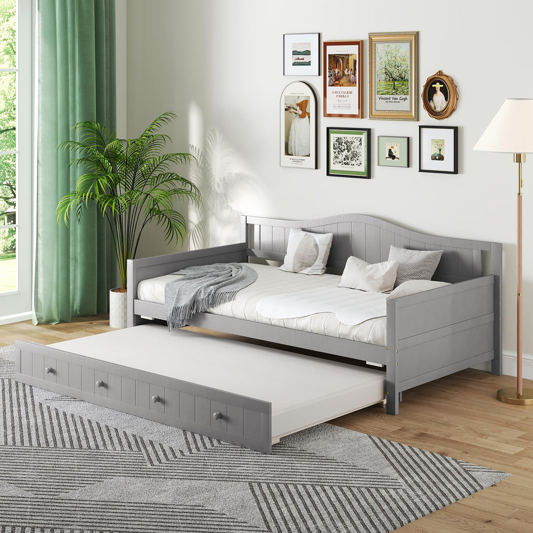 Giantex Twin Daybed with Trundle