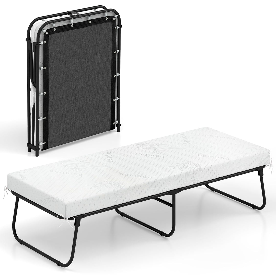 Giantex Folding Bed with Mattress for Adults