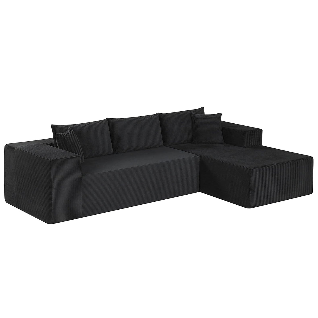 Giantex 110.5" Modular Sectional Sofa for Bedroom & Living